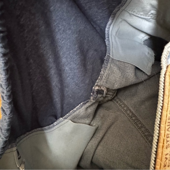 ‘97 Levi’s 562 Orange Tab USA Mimi Maternity Jean Shorts Medium Vintage Boho - Picture 11 of 15